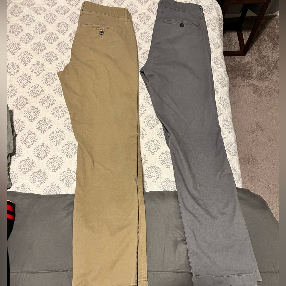 2 Pack (Lot) 32x32 Men’s Skinny Chino Pants by Goodfellow and Co. (Target)